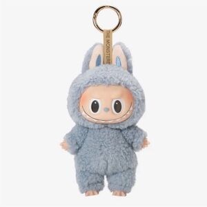Blue Plush Keychain Accessory